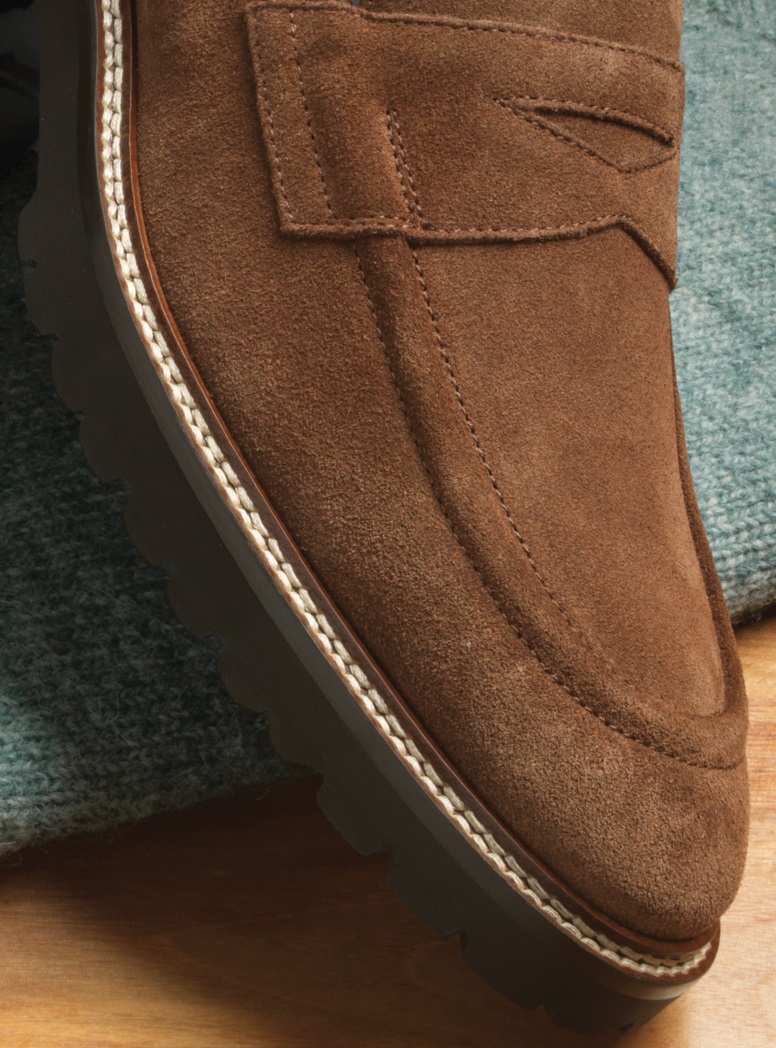 The City Loafer in Tobacco Suede