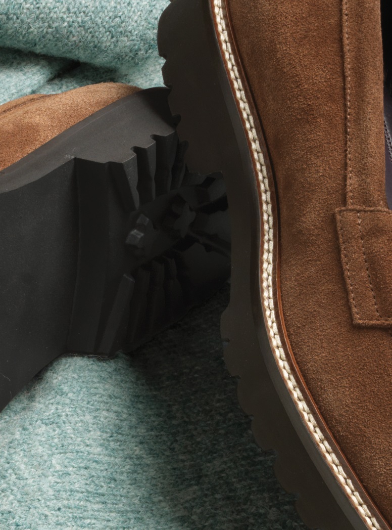 The City Loafer in Tobacco Suede