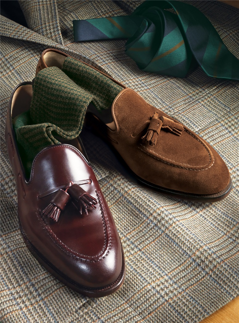 Crockett jones tassel loafers sale