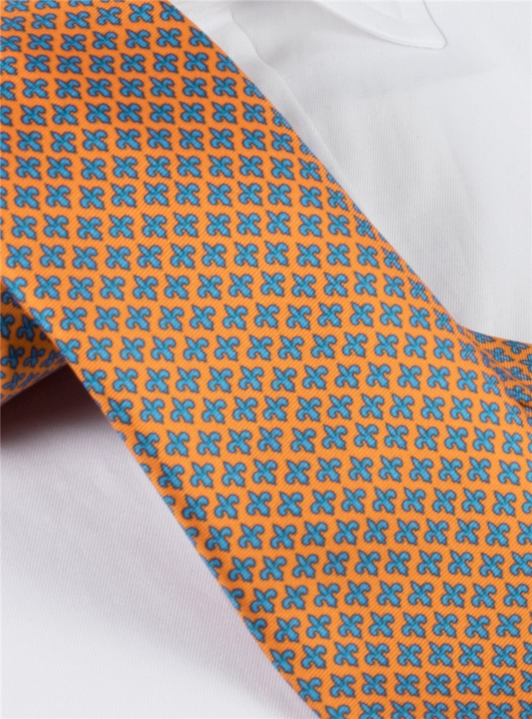 Fleur De Lis Tie in Marigold