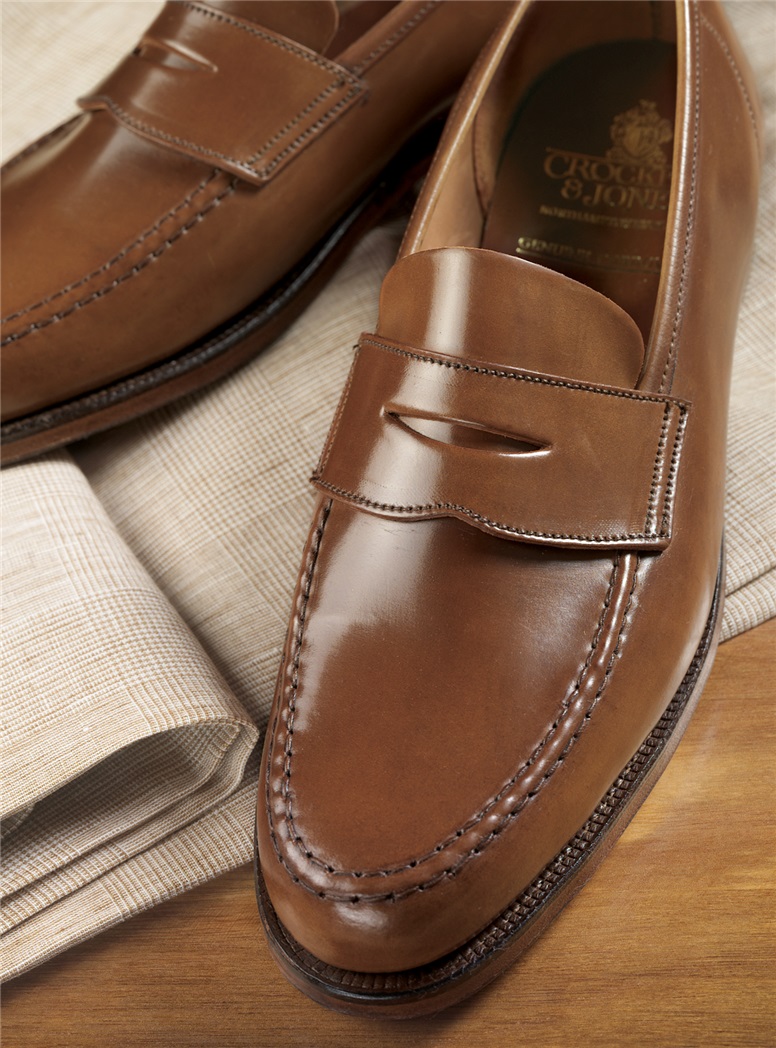 The Harvard Loafer in Whiskey Cordovan