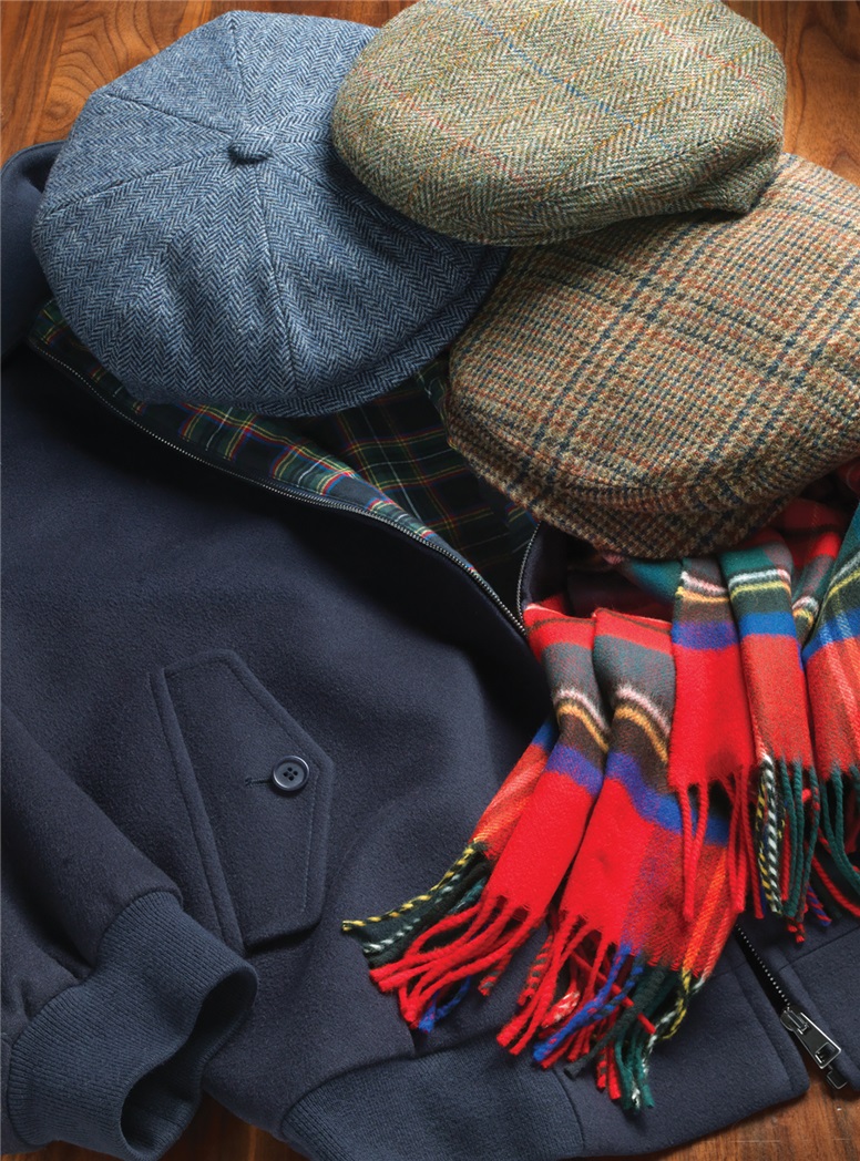 Wool and Cashmere Zippered Jacket in Navy