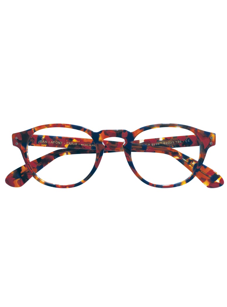 Semi-Square Frame in Red Tortoise
