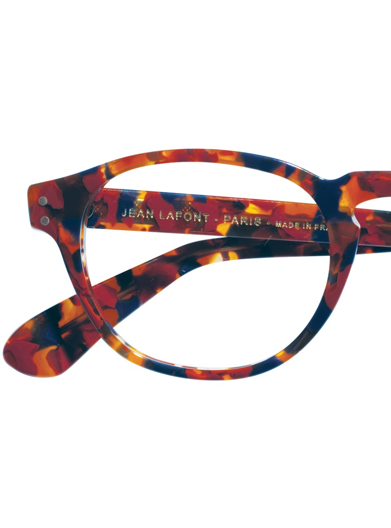 Semi-Square Frame in Red Tortoise