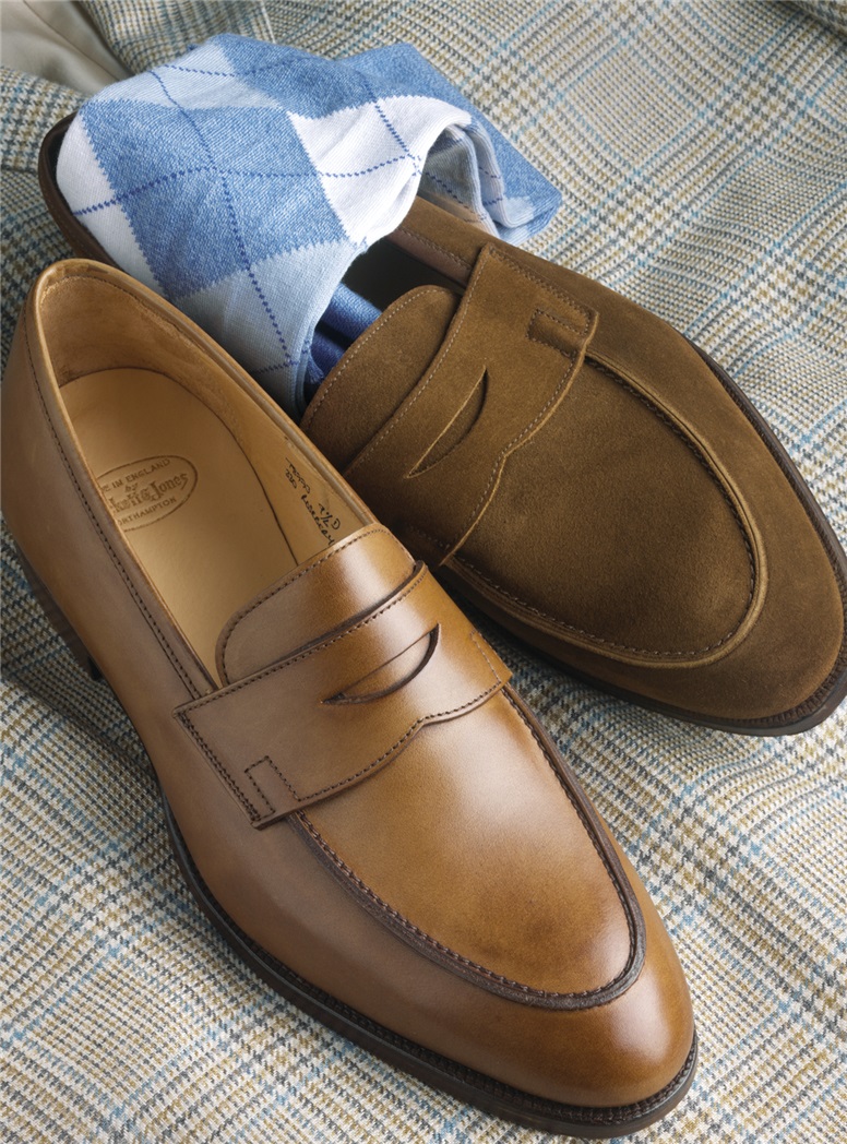 Sea Island Cotton Argyle Socks
