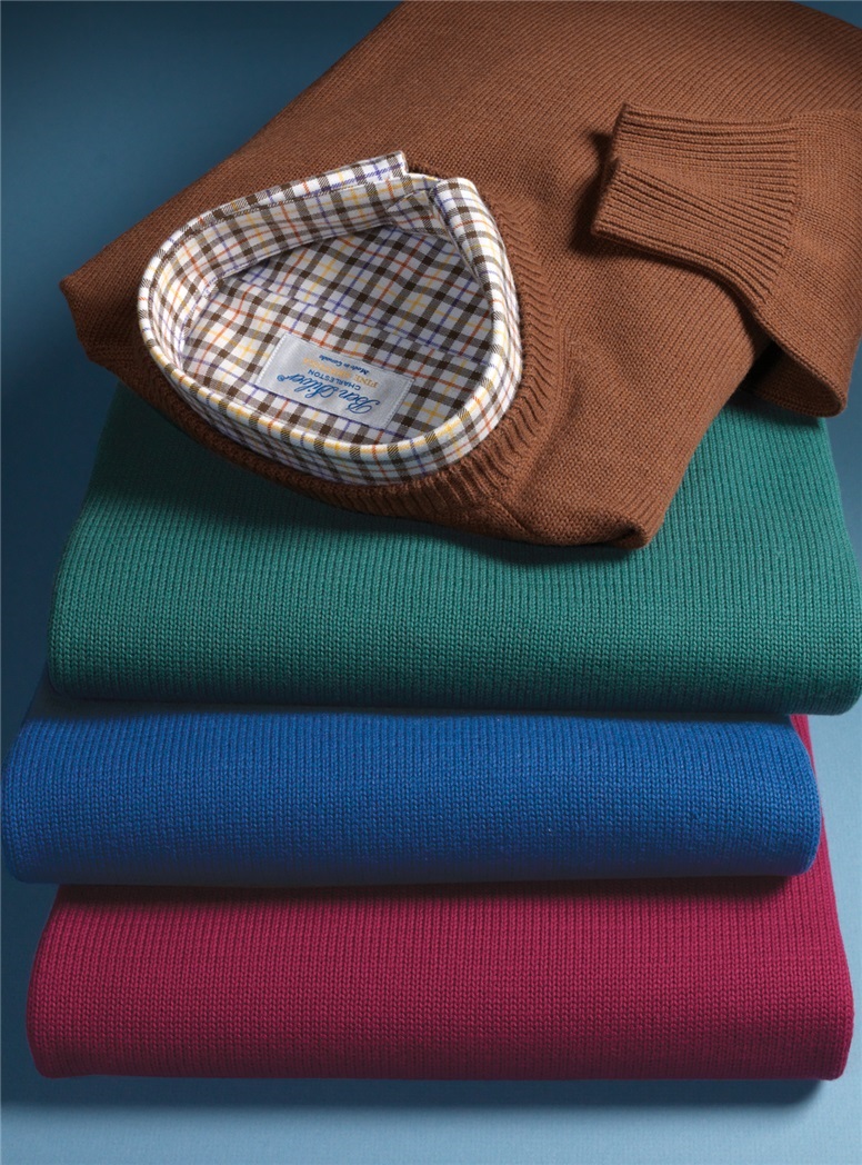 Cotton Crewneck Sweaters