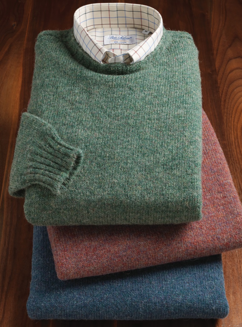 Shetland Crewneck Sweaters