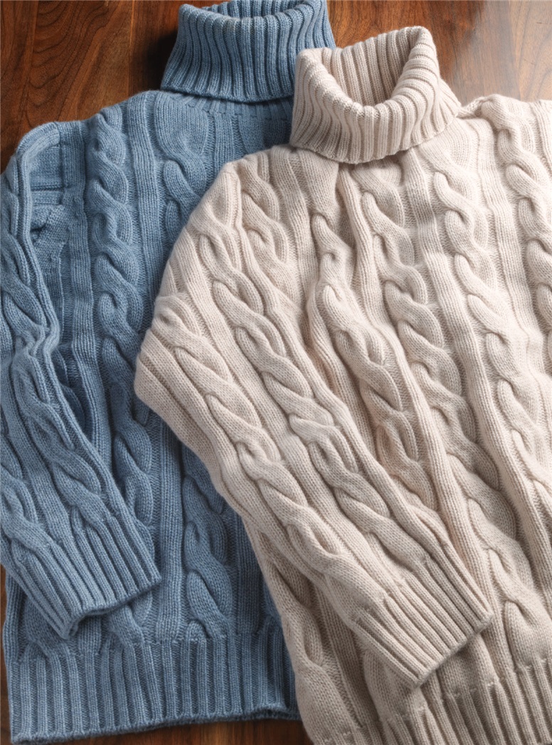 Ladies Cashmere Turtleneck Sweaters