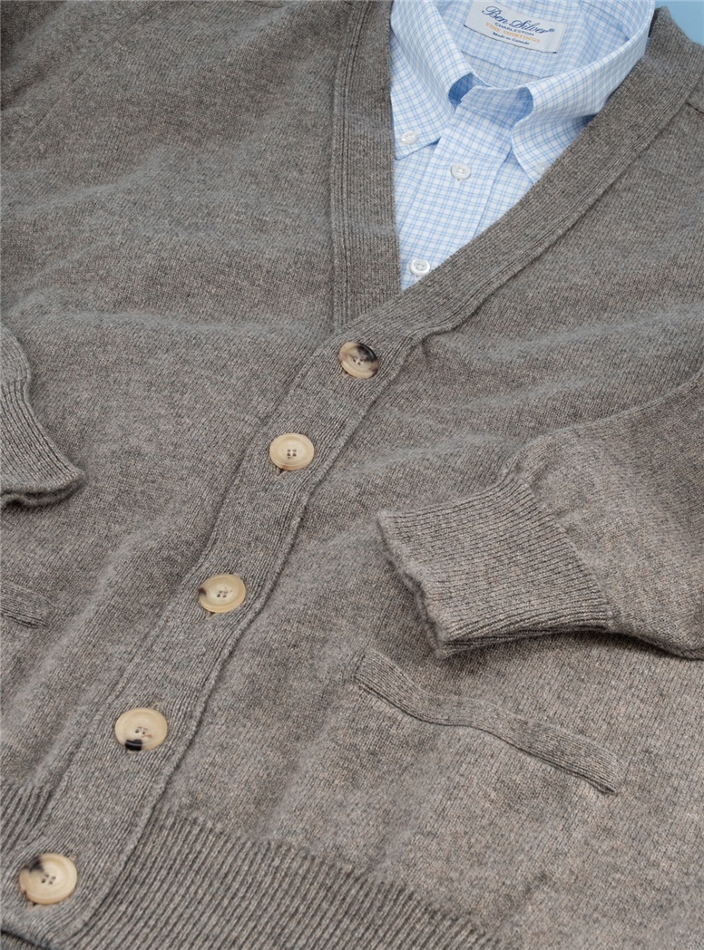Lambswool Cardigan Sweater
