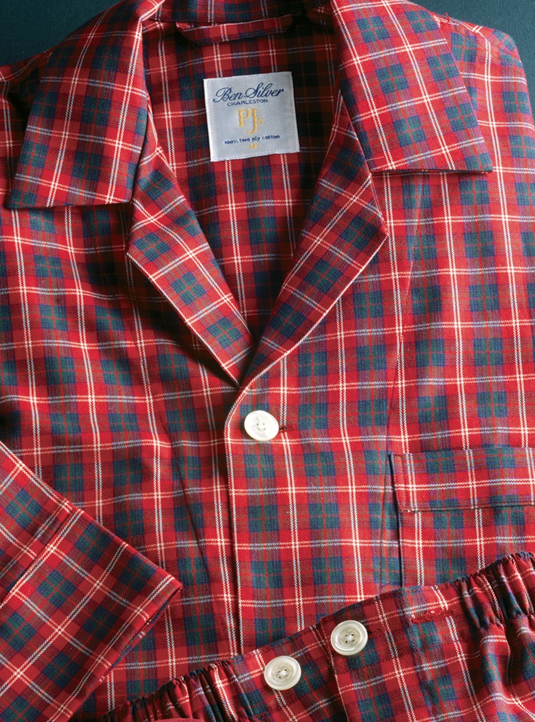 Brushed Cotton Red and Green Plaid Pajamas - The Ben Silver Collection