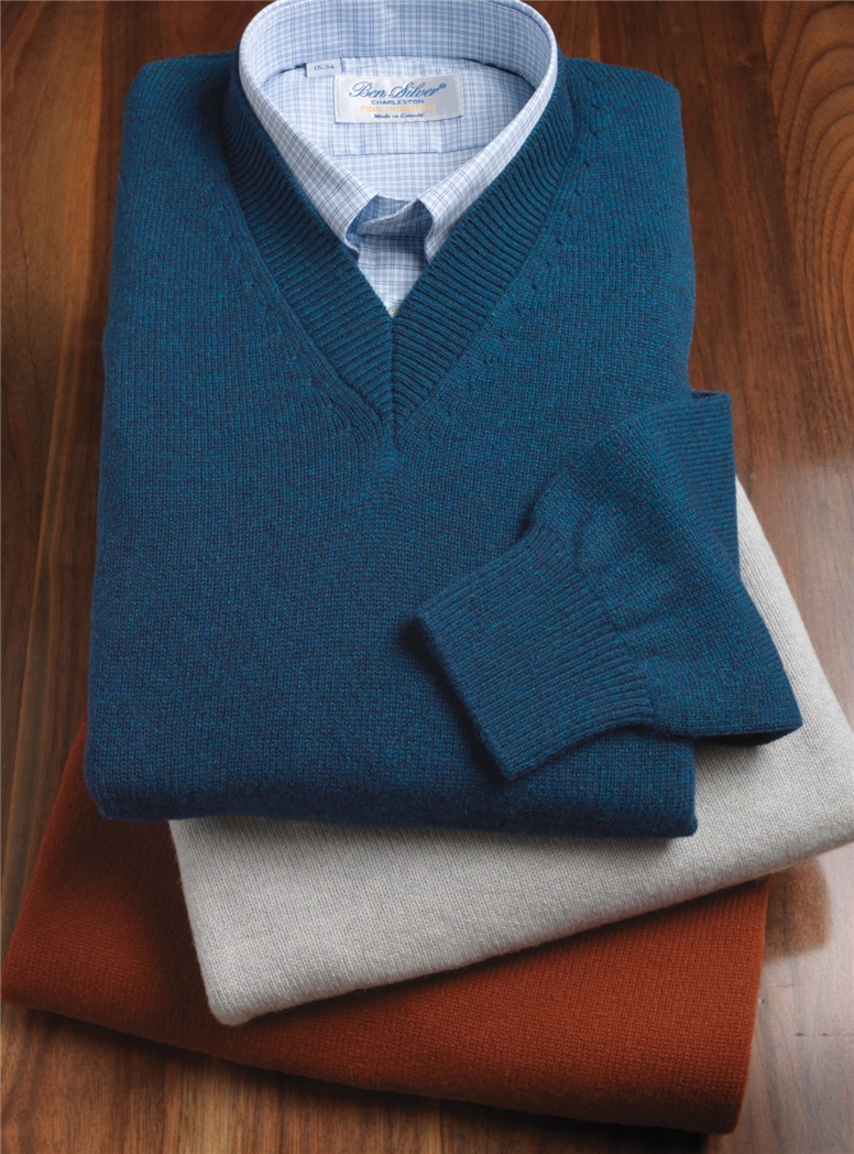 Cashmere V-neck Sweaters