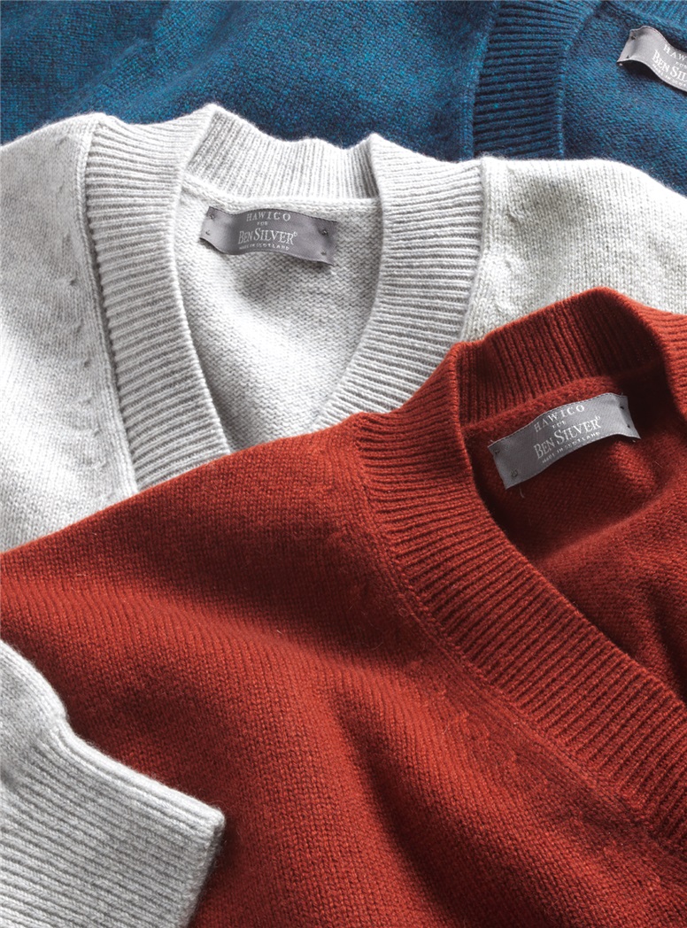 Cashmere V-neck Sweaters