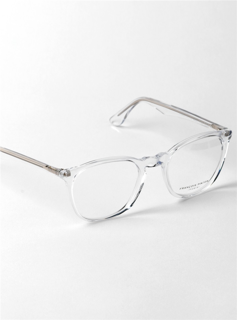 Retro Square Frame in Crystal
