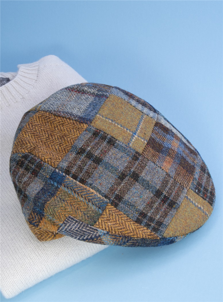 Wool Patchwork Glen Cap