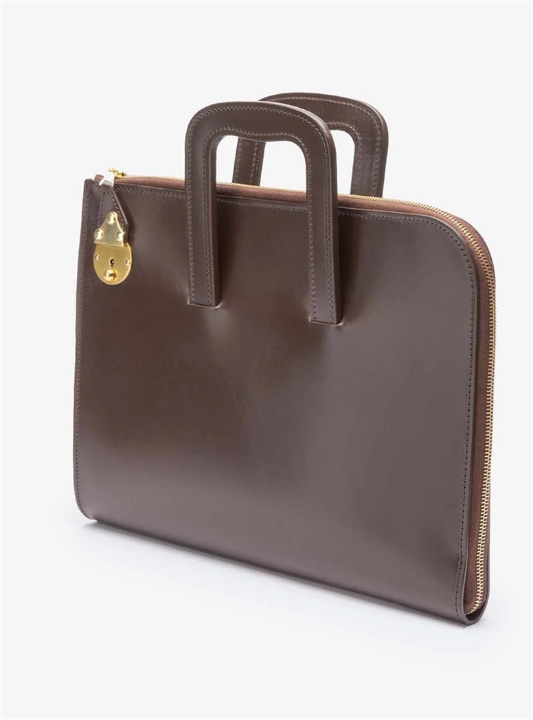 The Melbury Folio in Dark Brown