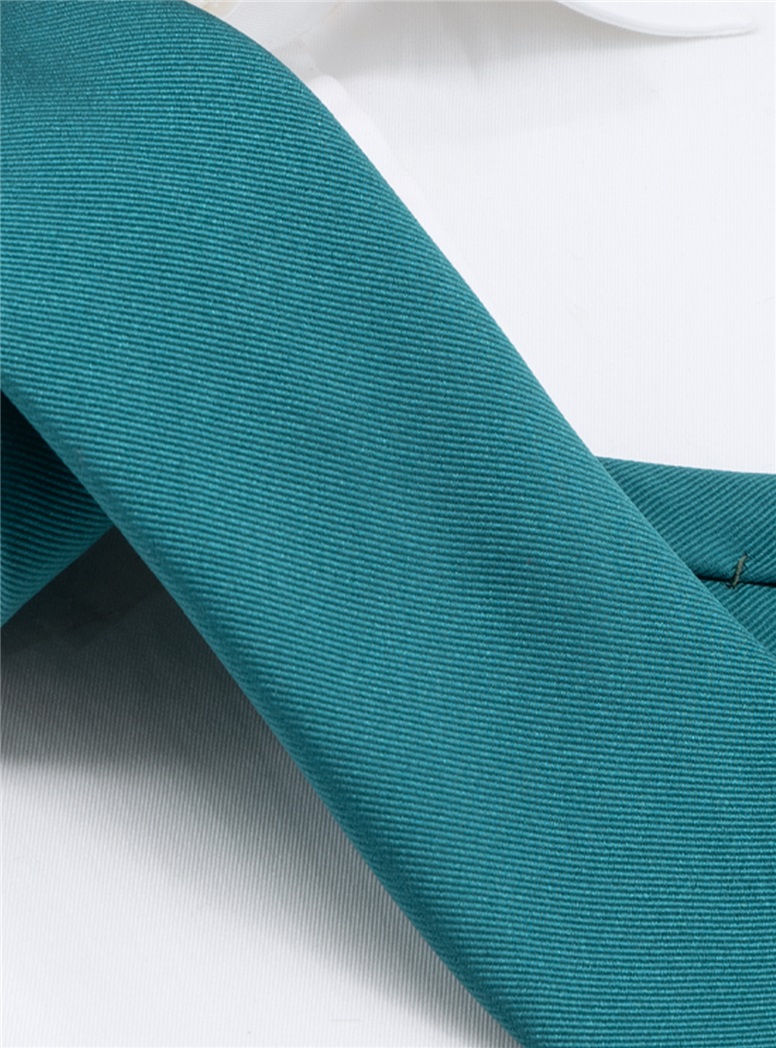 Silk Signature Solid Tie in Seagreen