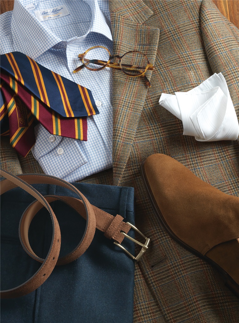 Autumn Glen Plaid Wool and Cashmere Sport Coat