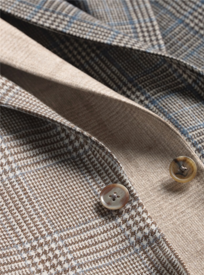 Wool and Cashmere Glen Plaid Sport Coat
