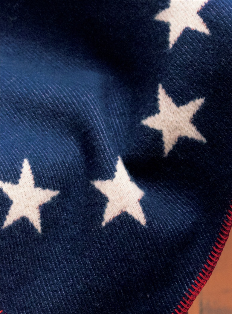 Wool and Cotton Betsy Ross Throw