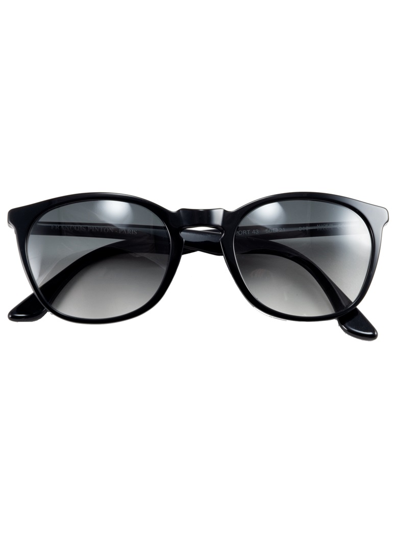 Retro Square Sunglasses in Black