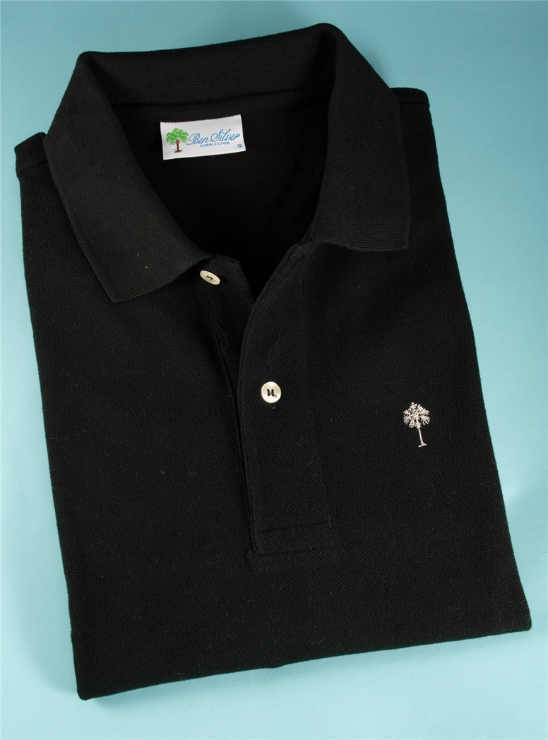 Overstock Ben Silver Palmetto Polo Shirts