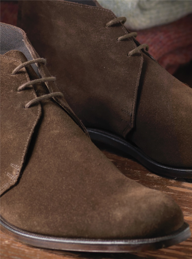 The Chukka in Dark Brown Suede