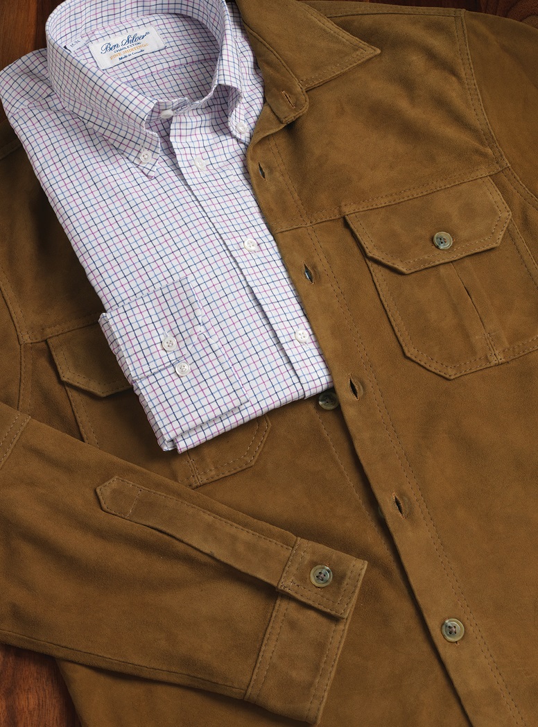 Suede Overshirt
