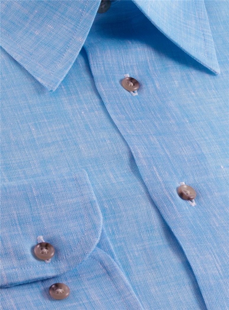 Linen Shirt in Storm