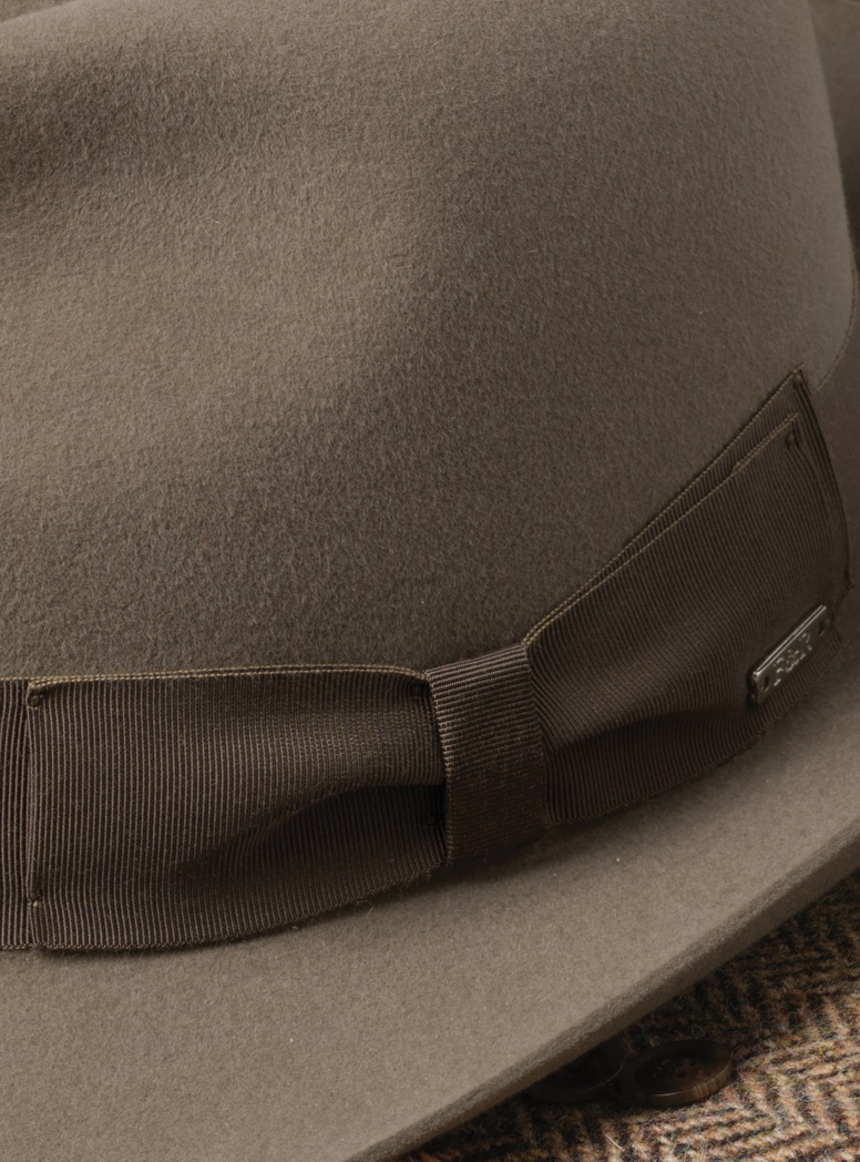 Felt Hat in Sepia