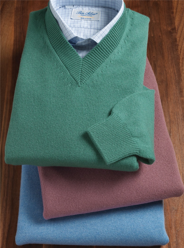 Cashmere V-neck Sweaters