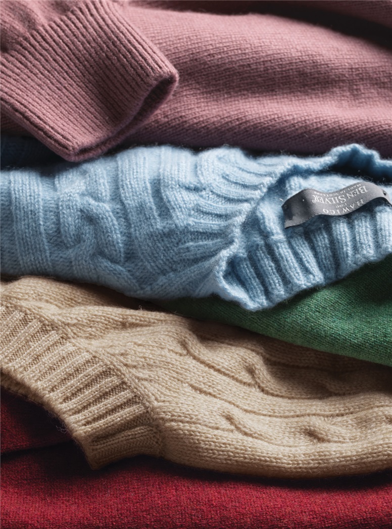 Cashmere V-neck Sweaters