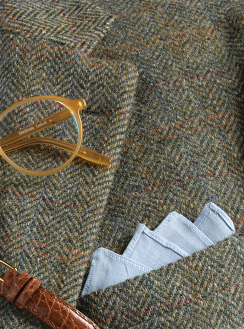 Green British Tweed Sport Coat