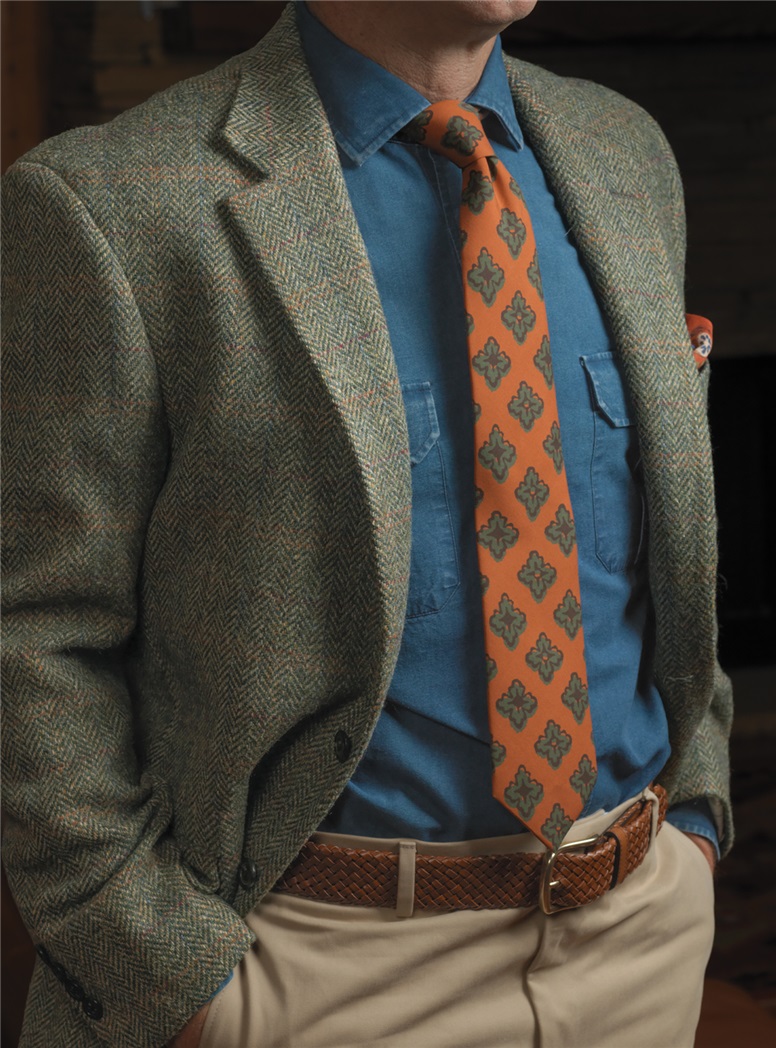 Green British Tweed Sport Coat