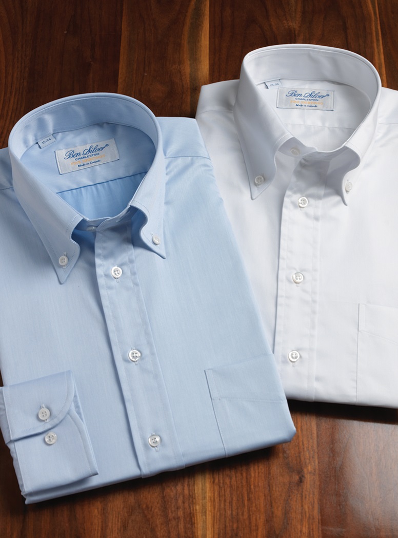 Classic Blue Twill Button Down