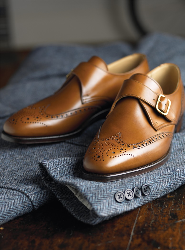 The Chalfont Monk Strap in Tan