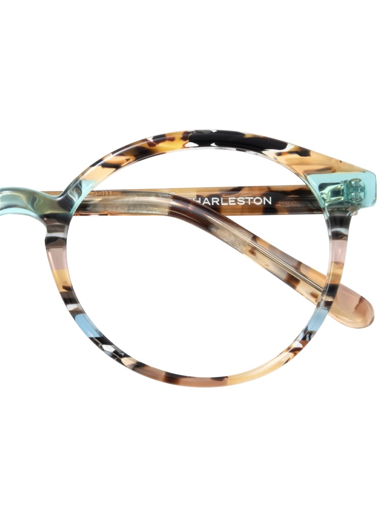 Multi-Colored Wissing P3 Frame in Aqua, Blue, Pink and Brown