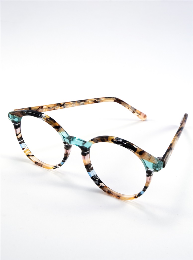 Multi-Colored Wissing P3 Frame in Aqua, Blue, Pink and Brown