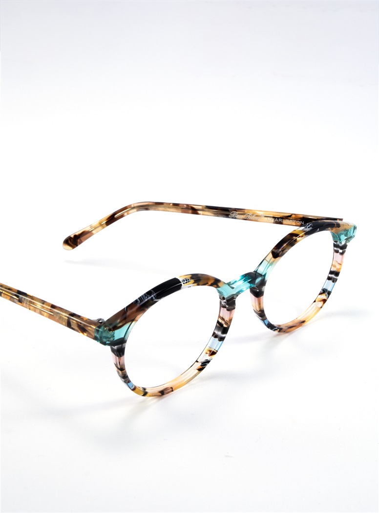 Multi-Colored Wissing P3 Frame in Aqua, Blue, Pink and Brown