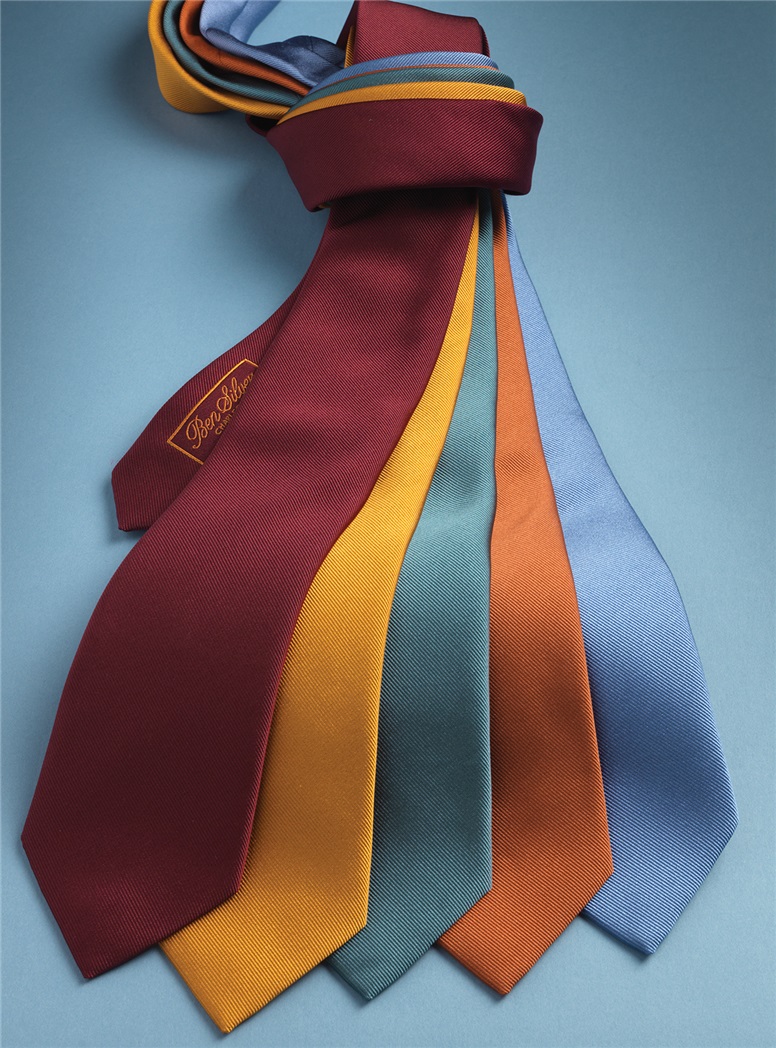 Silk Signature Solid Tie in Copper