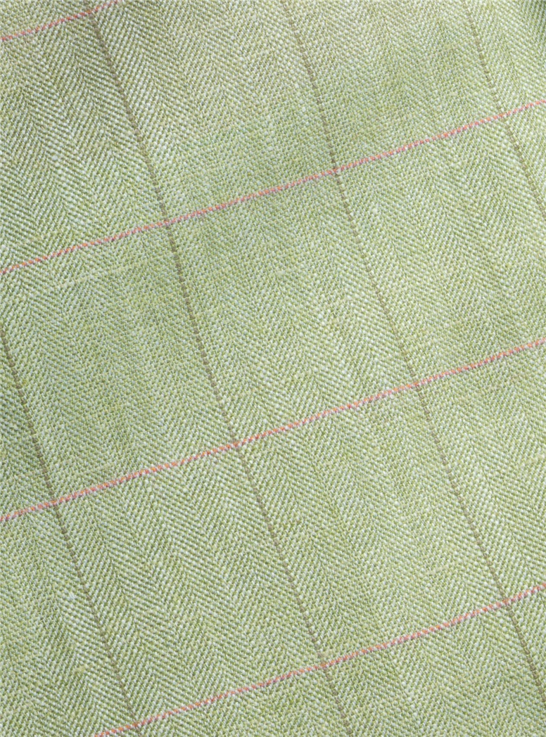 Grass Sport Coat with Azalea and Olive Windowpane