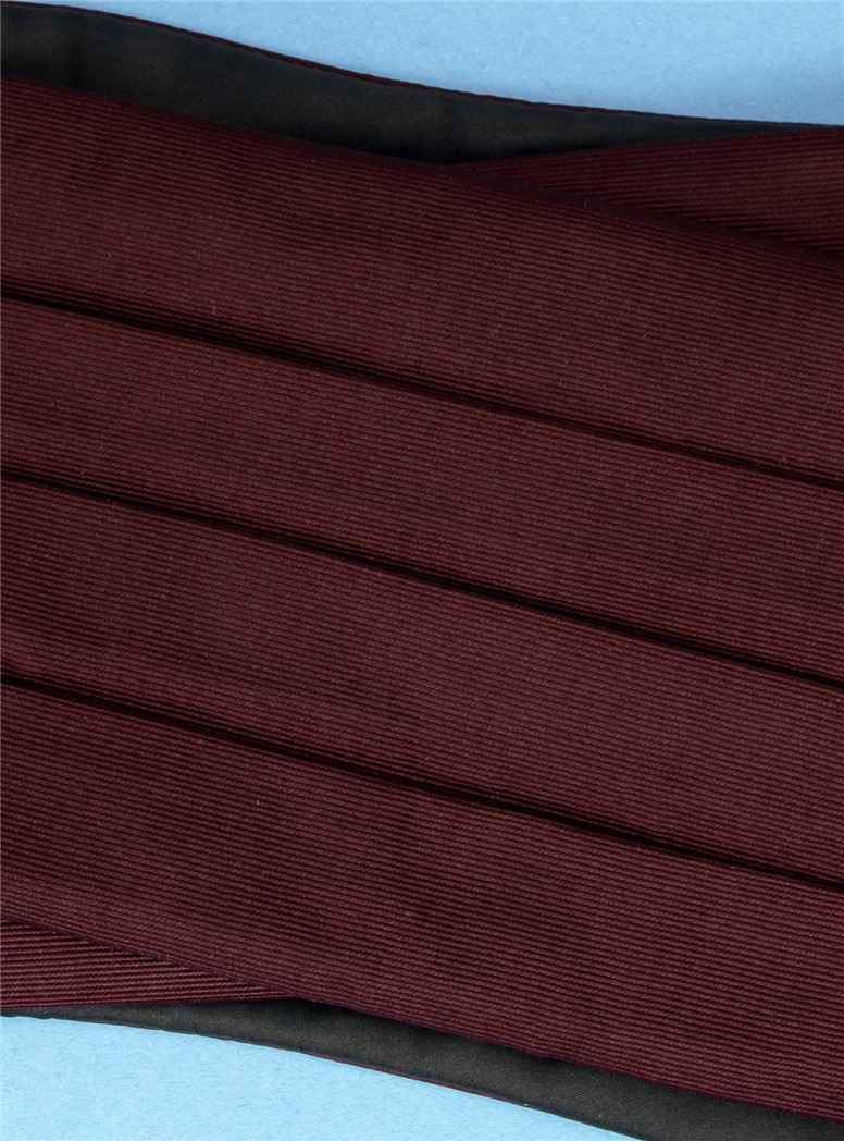 Cummerbund Faille Burgundy