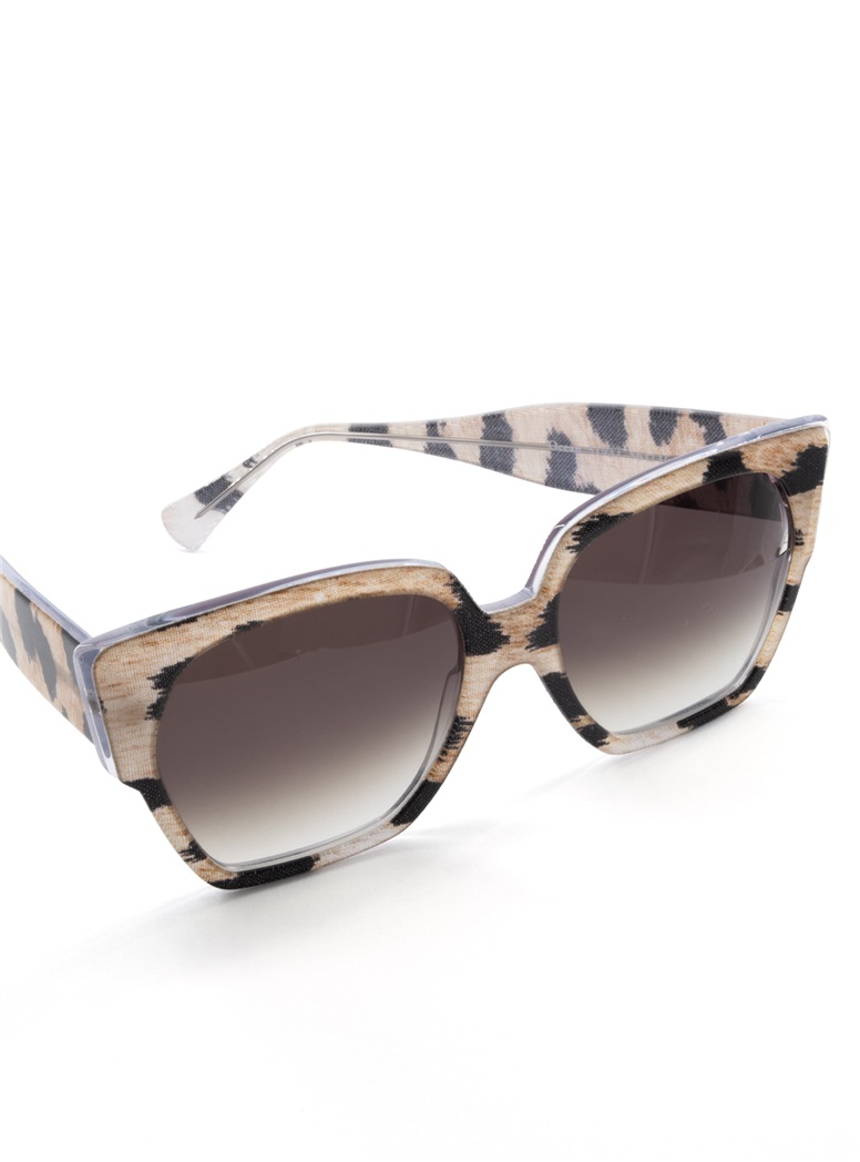 Lafont Sunglasses Square Leopard