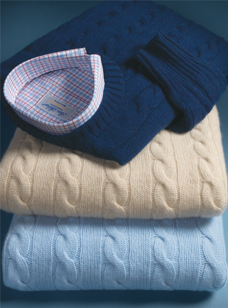 Cashmere Cable Knit Sweaters