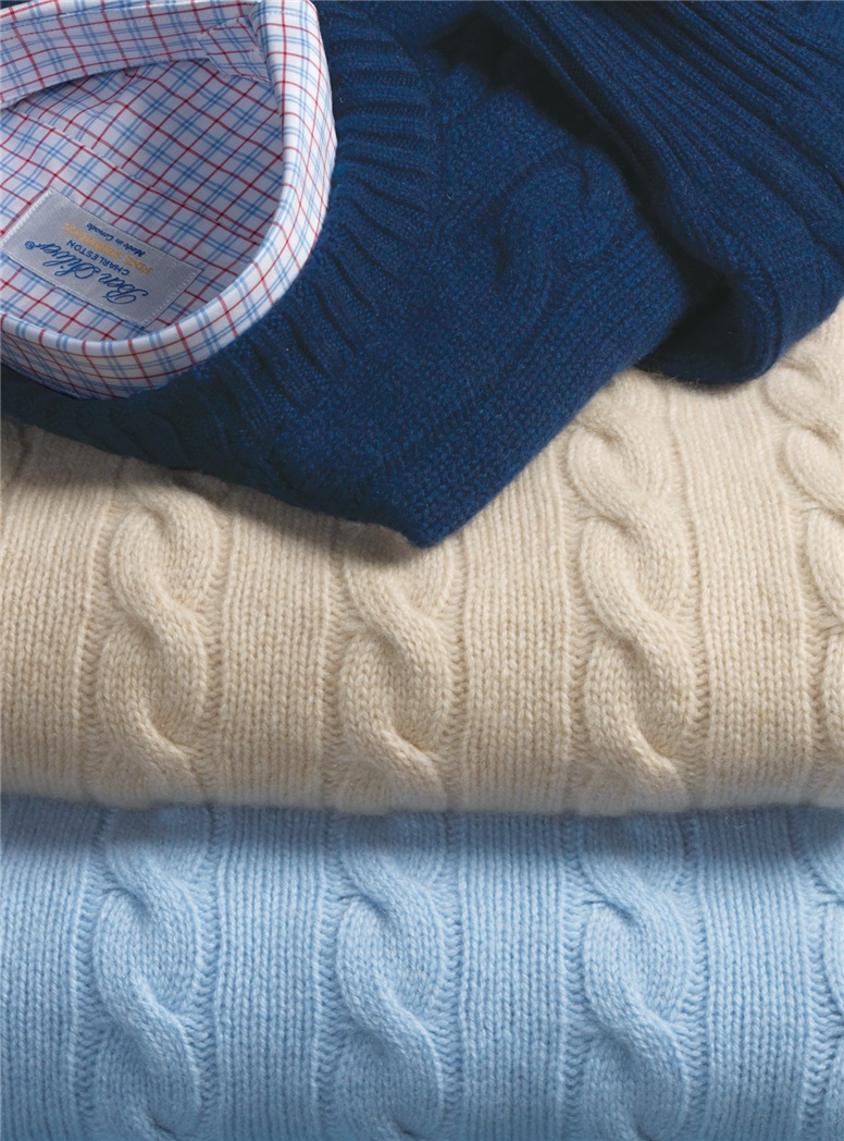 Cashmere Cable Knit Sweaters