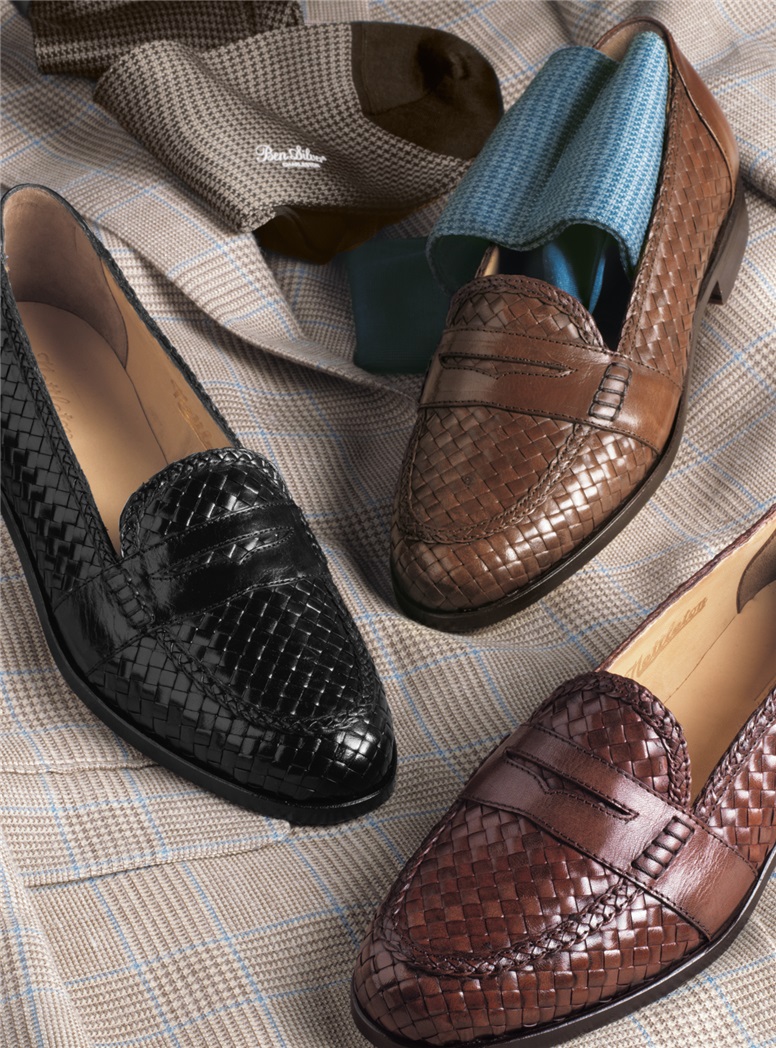 Houndstooth Dress Socks in Cotton
