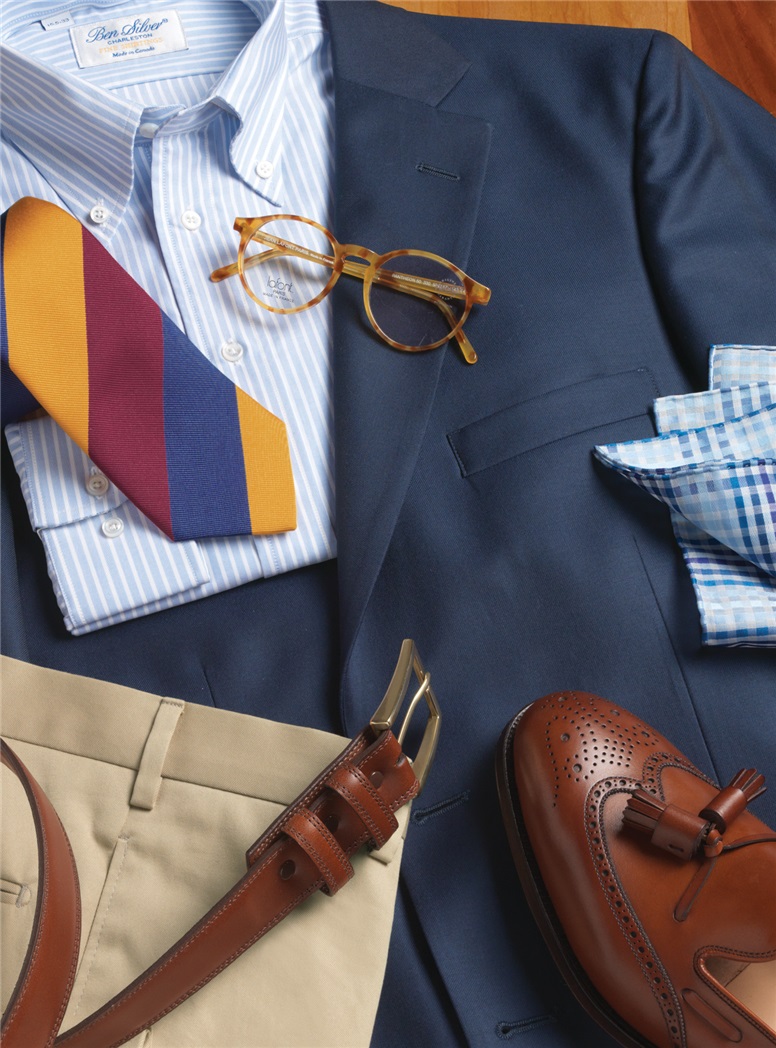 English Style Single Breasted Blazer