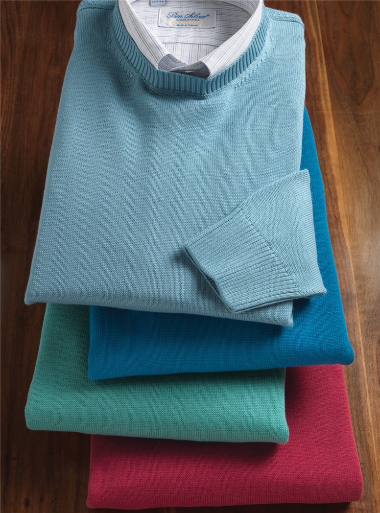 Cotton Crewneck Sweaters