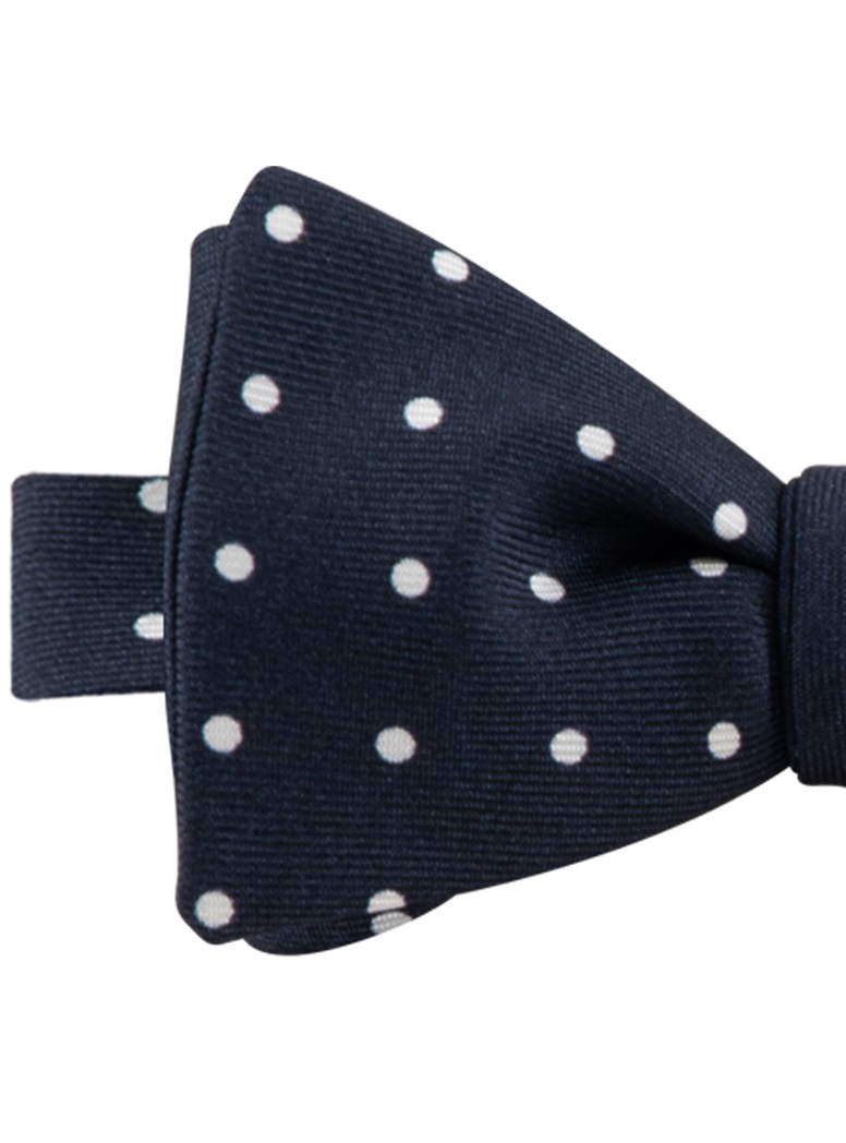 Ellipsis Bow Tie in Navy