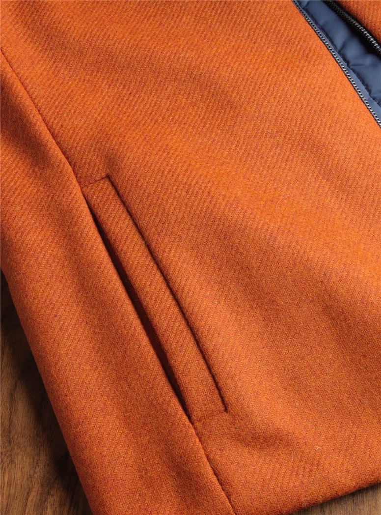 Lightweight Reversible Vest in Orange and Blue
