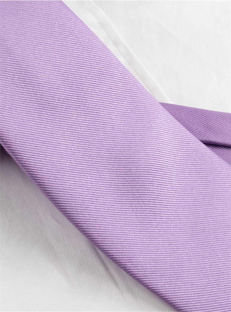 Silk Signature Solid Tie in Iris